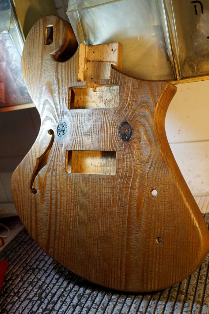 hand made electric guitar