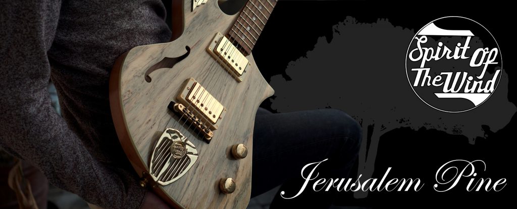 Handmade Guitar made from Jerusalem Pine - Spirit of the Wind by Tone Revival Guitars