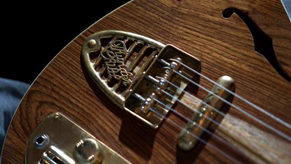 Handcrafted guitar made from reclaimed wild rosewood | handmade brass tailpiece and saddles