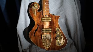 Handcrafted Guitar- Judean Desert Acacia - Thunder Child Veloce Boutique Guitar