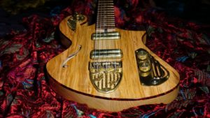 Handcrafted Guitar - Thunder Child Veloce - made from Ancient Olive wood