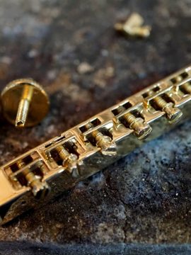 Our Handmade Brass Tune-O-Matic Bridge