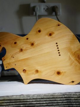 Another Heirloom Quality Handmade Electric Guitar in the Making