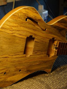 The Upcoming New Spirit of the Wind Custom Jerusalem Pine Guitar