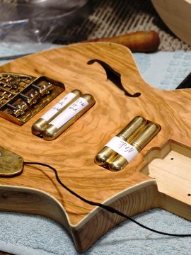 New Ancient Olive Thunder Child Veloce Guitar